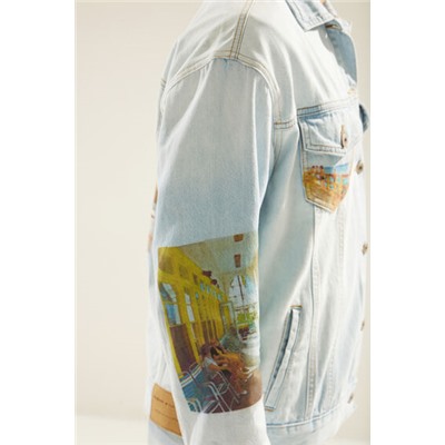 Chaqueta vaquera trucker cropped South Beach