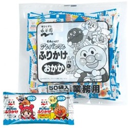 Ассорти Nagatanien Rice Seasoning Furikake Anpanman Fish Okaka 2.5 gx50 пакетиков