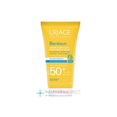 Uriage Bariésun Crème Visage Hydratante Non Parfumée SPF50+ 50ml
