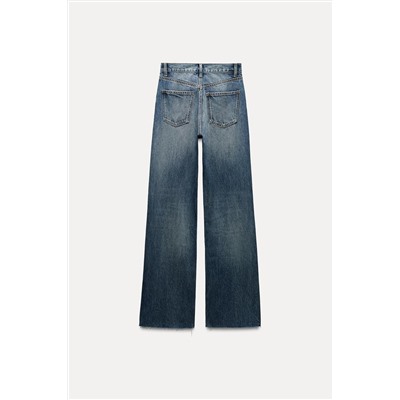 TRF WIDE-LEG HIGH-WAIST FULL LENGTH JEANS