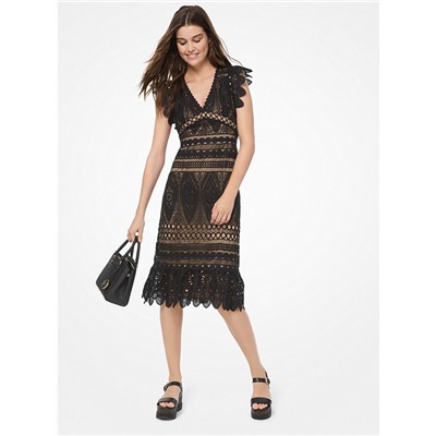MICHAEL MICHAEL KORS Medallion Lace Dress
