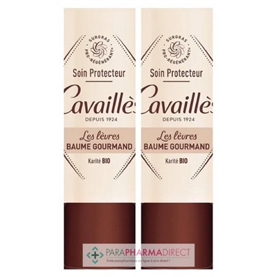 Cavaillès Les Lèvres Baume Gourmand Lot de 2 x 5,5ml