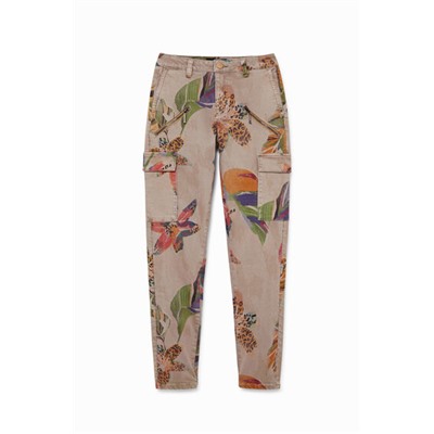 Pantalón cargo camoflower