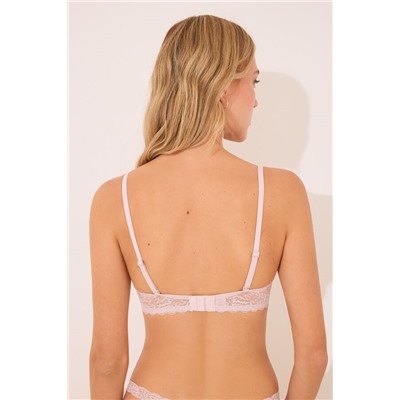 Sujetador triangular CHARMING encaje rosa