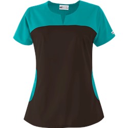 UA Best Buy Rounded Notch Neck Scrub Top