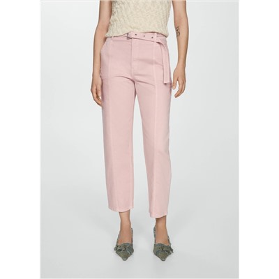 Jeans slouchy cintruón vuelta