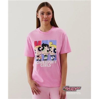 Top Super Nenas de punto rosa