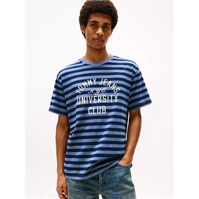 Tommy Jeans Stripe Graphic Logo T-Shirt
