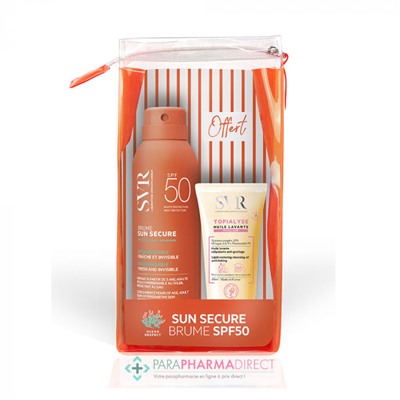 SVR Sun Secure Brume Fraîche Invisible SPF50+ + Huile Lavante 55ml OFFERTE