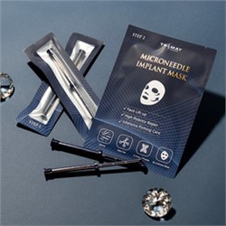 ★5+1★ Microneedle Implant Mask Название	Двухэтапная маска: биоцеллюлозный лист+гель с микроиглами спикул