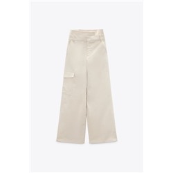 GABARDINE TROUSERS WITH WAISTBAND