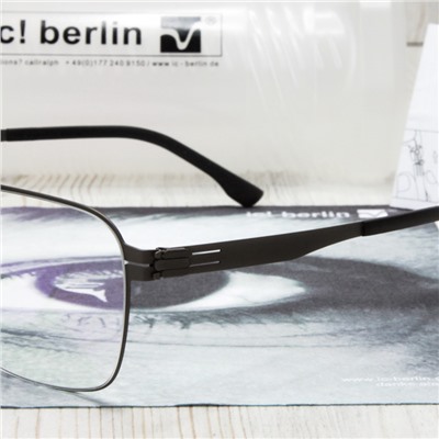 IB00018 - Оправа ic!Berlin Sandro K. gun metal + футляр