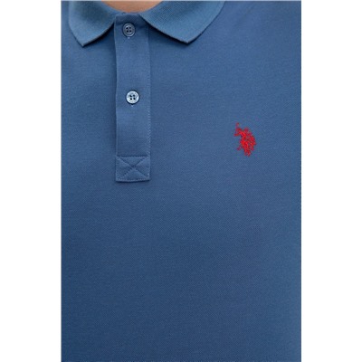Erkek Açık Lacivert Basic Polo Yaka Tişört