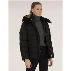 Siyah Regular Fit Mont