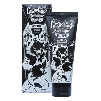 Elizavecca Milky Piggy Hell-Pore Longolongo Gronique Black Mask Pack Черная маска-пленка 100мл