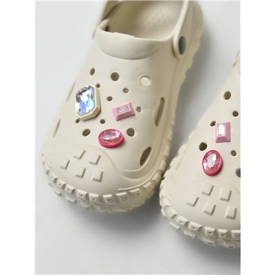 Женские шлепки в стиле Croc*s со стразами 💎 Экспорт Toomanyshoe*s