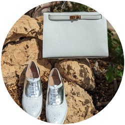 BDA · 6180 Blanco+Ab.Zapatos PELLE Birkin/2 (720) Blanco АКЦИЯ