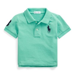 Baby Boy Cotton Mesh Polo Shirt
