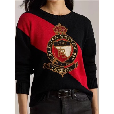 Женский  жаккардовый свитер RALPH LAURE*N ОРИГИНАЛ!