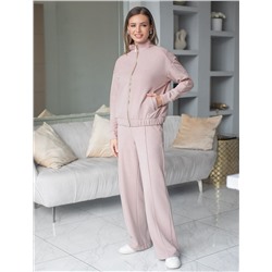 Брюки прямые из премиального футера двухнитки с эластаном