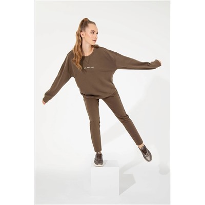 Kadın Coconut Bisiklet Yaka Sweatshirt