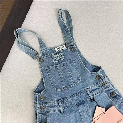Джинсовый комбинезон Mi*uMi*u 👔  Реплика 1:1