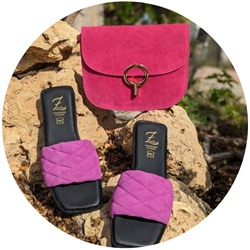 Ab.Zapatos 3420 BENEDETTO+AB.Z PELLE Djuli ser (410) fuxia АКЦИЯ