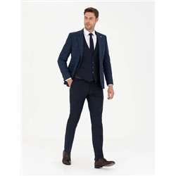 Lacivert Slim Fit Takım Elbise