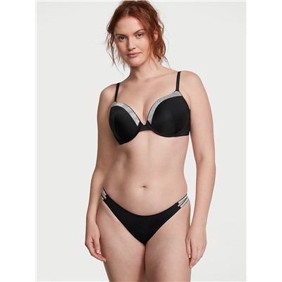 VICTORIA'S SECRET SWIM Very Sexy Shine Trim Push-Up Bikini Top