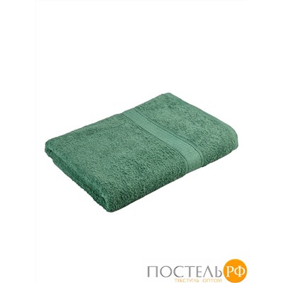 529698/7-2 Полотенце махровое с бордюром тем.зелен 50*90, 420гр/м2
