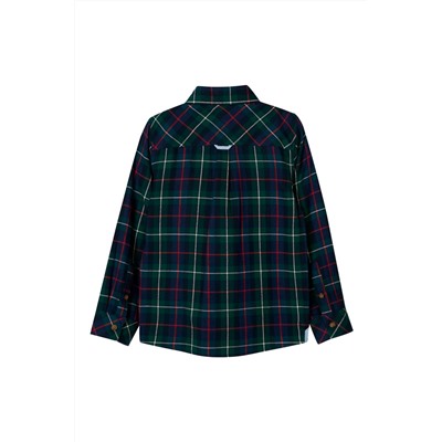 Camisa Azul marino y verde oscuro