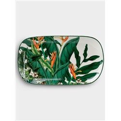 Блюдо, 35x19 см, овальное, Ночной сад