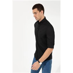 Pierre Cardin Siyah Slim Fit Gömlek G021GL004.000.1467784.VR046