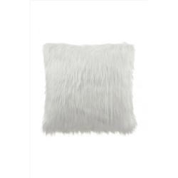 LadiesHome Beyaz Peluş Kırlent Kılıfı 1.sınıf Kumaş MWpls001