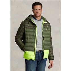Big & Tall Packable Water-Repellent Hooded Jacket