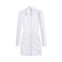 Vestido camisero Blanco