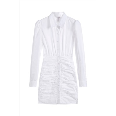 Vestido camisero Blanco