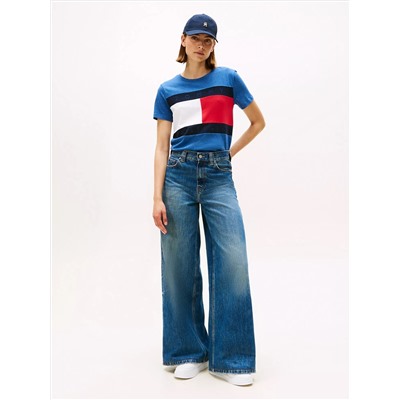 Bold Flag Logo Crewneck T-Shirt