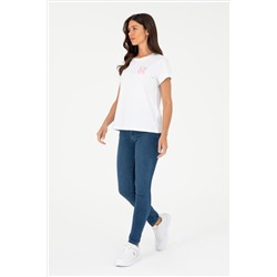 Kadın Koyu Mavi Skinny Fit Jean Pantolon