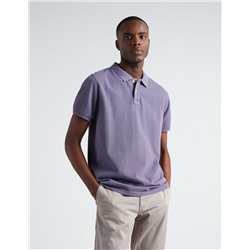 Piquet Polo, Men, Purple