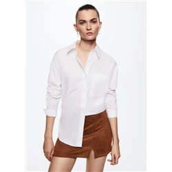 Minifalda antelina -  Mujer | MANGO OUTLET Melilla