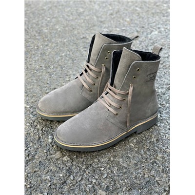 AB.Z. 27001/2 GRIS — С ДВОЙНЫМИ ШНУРКАМИ+PELLE · LUX