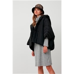 Anorak con capucha Negro