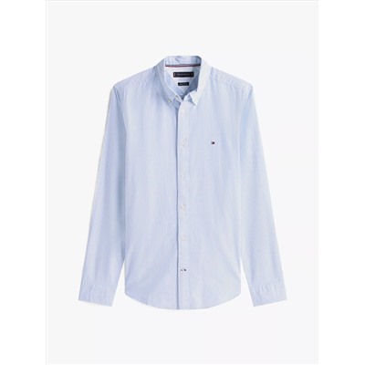 Slim Fit Stretch Stripe Oxford Shirt