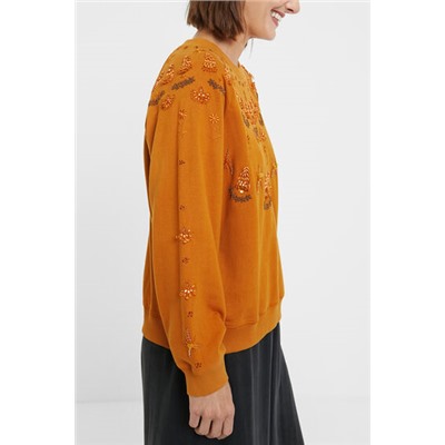 Sudadera felpa bordados
