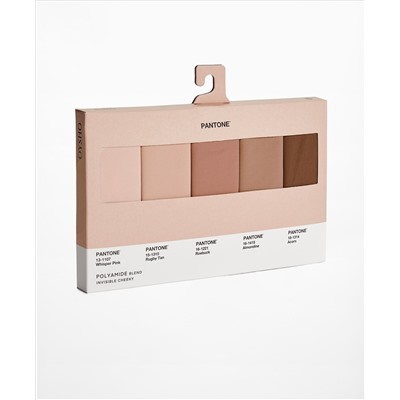 5 трусиков-брифов с лазерной резкой PANTONE