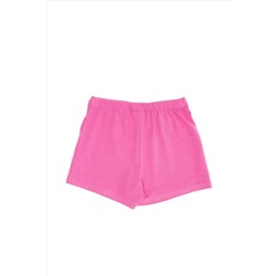Kız Çocuk Pembe Örme Şort