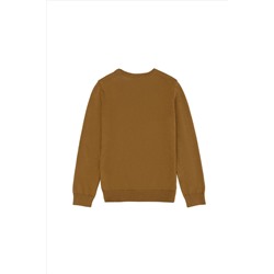 Erkek Çocuk Açık Haki Basic Kazak