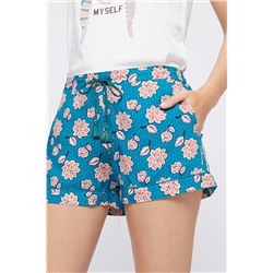 Short Valeria Turquesa y azul petróleo