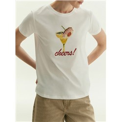 Футболка из 100% хлопка, B2579/cheers